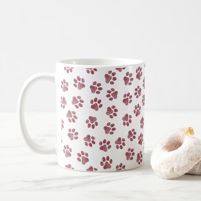 Mug Patrouilles de Doodle, Paws de Chien, Paws De Bour (Avec donut)