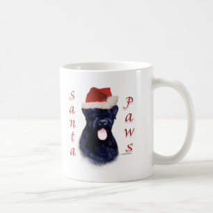 Mug Patrouilles de Père Noël Terrier Russe Noir