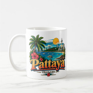 Mug Pattaya Thaïlande Voyage Art Monument Historique