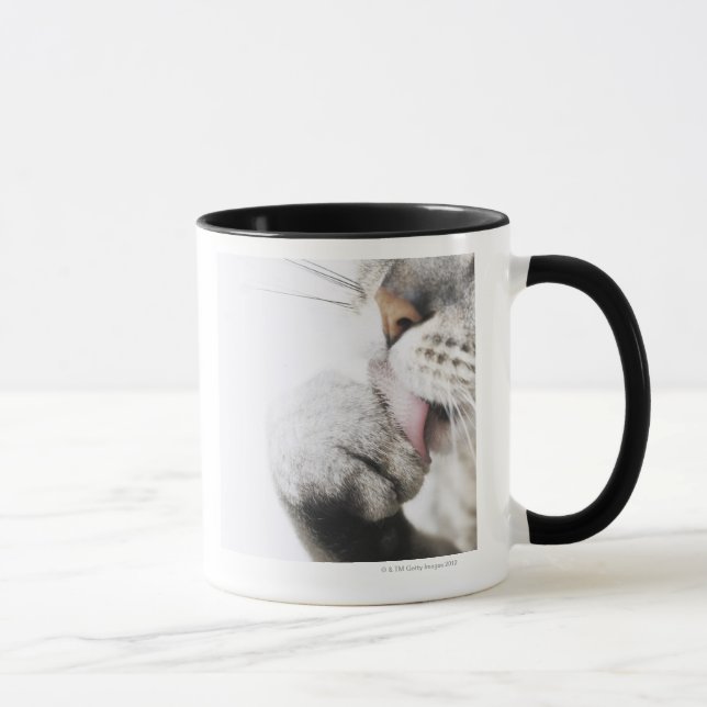 Mug Patte de nettoyage de chat (Droite)
