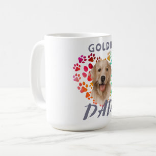 Mug Patte mignonne Cœur chien doré Animal de compagnie