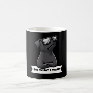 Mug Patterdale terrier Je fais ce que je veux chien tê