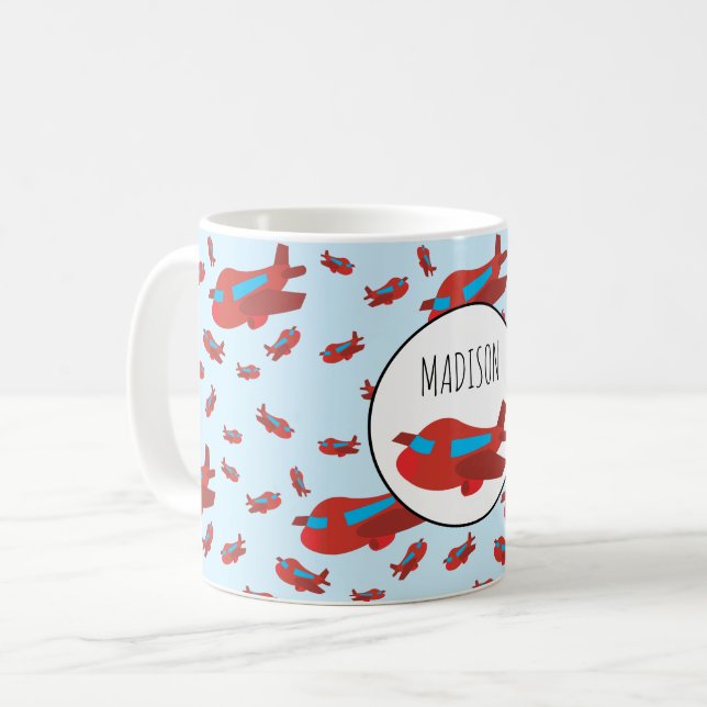 Mug Pattern custom Nom (Devant gauche)