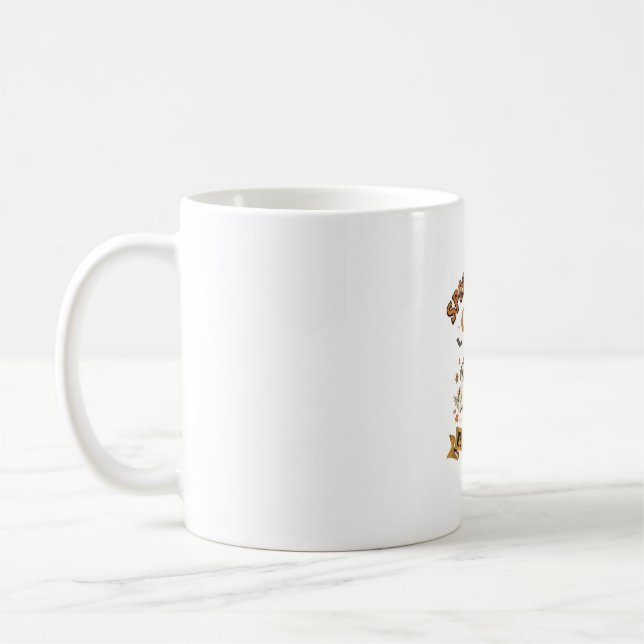 Mug Pattes de chien fantôme Halloween (Gauche)