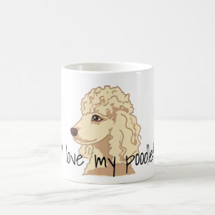 Mug Pattes de chiens d'amoureux des chiens de caniche