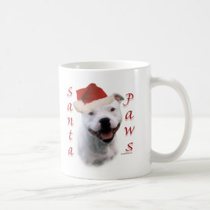 Mug Pattes de Père Noël de bull-terrier du