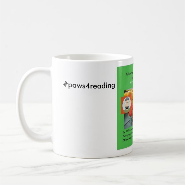Mug pattes pour la lecture (Gauche)