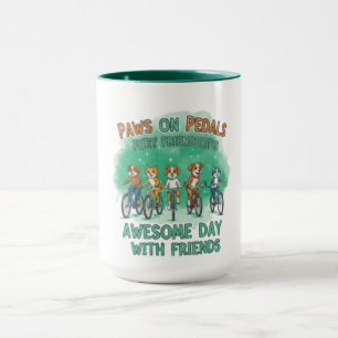 Mug Pattes sur Pédales : Une journée incroyable avec d