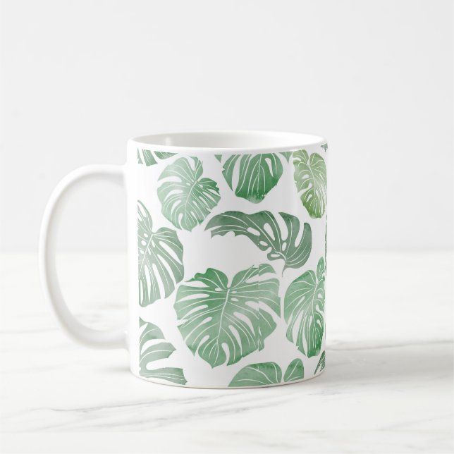 Mug PattTropical continu motif - watercolo (Gauche)