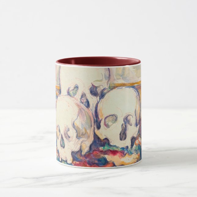 Mug Paul Cezanne - Aquarelle à trois crânes (Centre)