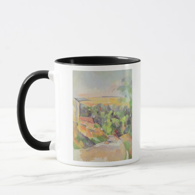 Mug Paul Cezanne | la courbure dans la route, 1900-06 (Gauche)