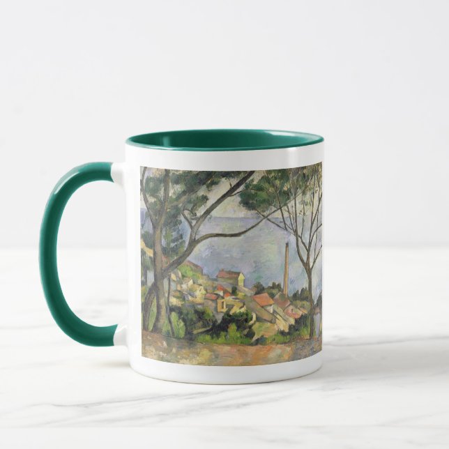 Mug Paul Cezanne | la mer au l'Estaque, 1878 (Gauche)