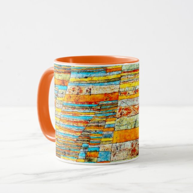Mug Paul Klee art : Autoroute et voies (Devant gauche)