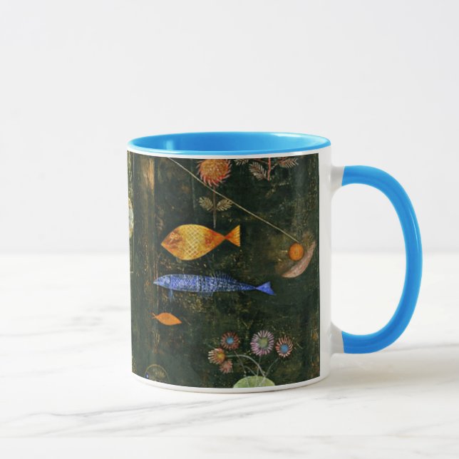 Mug Paul Klee art : Fish Magic, célèbre peinture Klee (Droite)