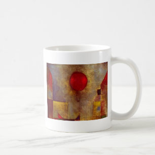Mug Paul Klee Ballons rouges Art coloré Abstrait