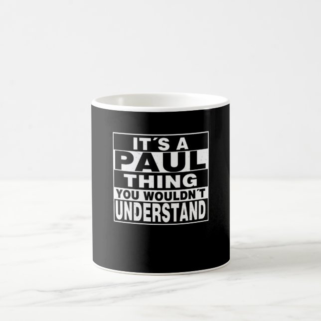 Mug PAUL Surname Personalized Giant (Centre)