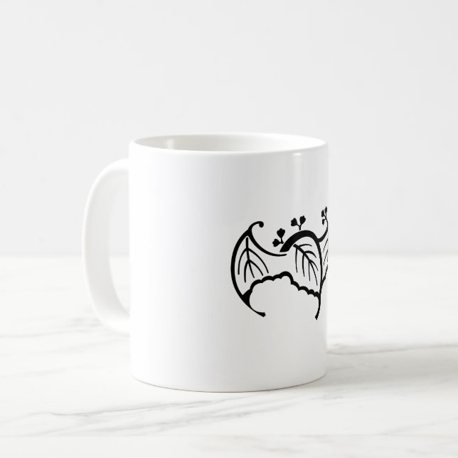 Mug Paulownia en forme de chauve-souris (Devant gauche)