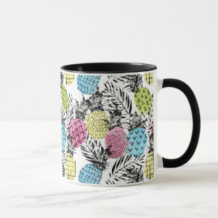 Mug Paumes de grunge d'ananas