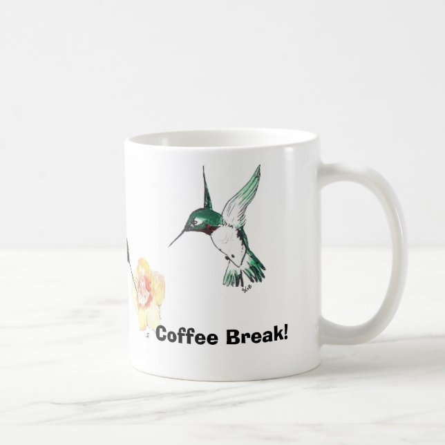 Mug Pause-café adorable de Hummer (Droite)