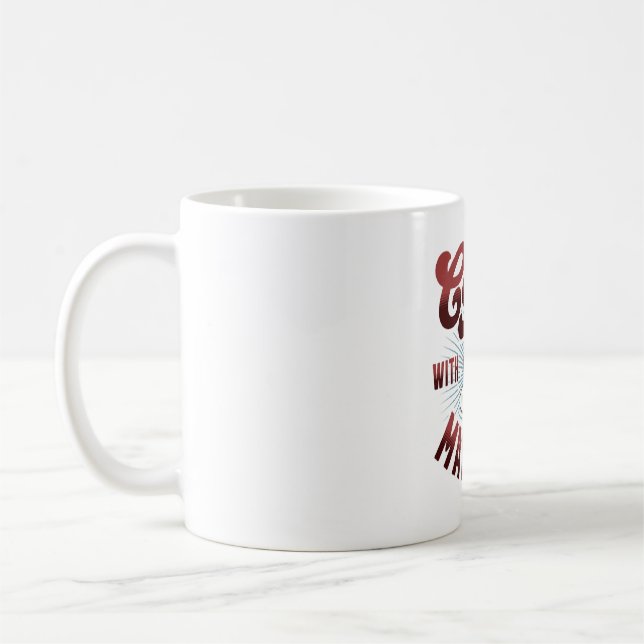 Mug pause café avec malinois belge, drôle (Gauche)