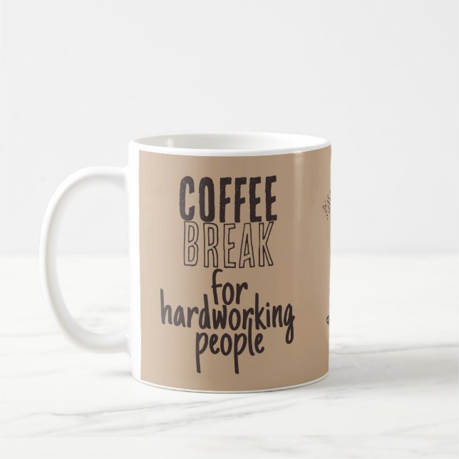 Mug Pause Café – Grandes Idées – Beige Latte (Gauche)
