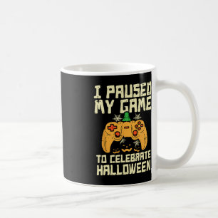 Mug Pause Mon Jeu Jeu Halloween Joueur Costume de jeu 
