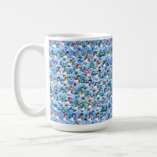 Mug Pause pipi de bonhomme de neige Noël drôle
