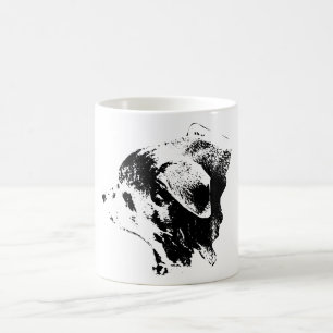 Mug Pause rêvée en monochrome