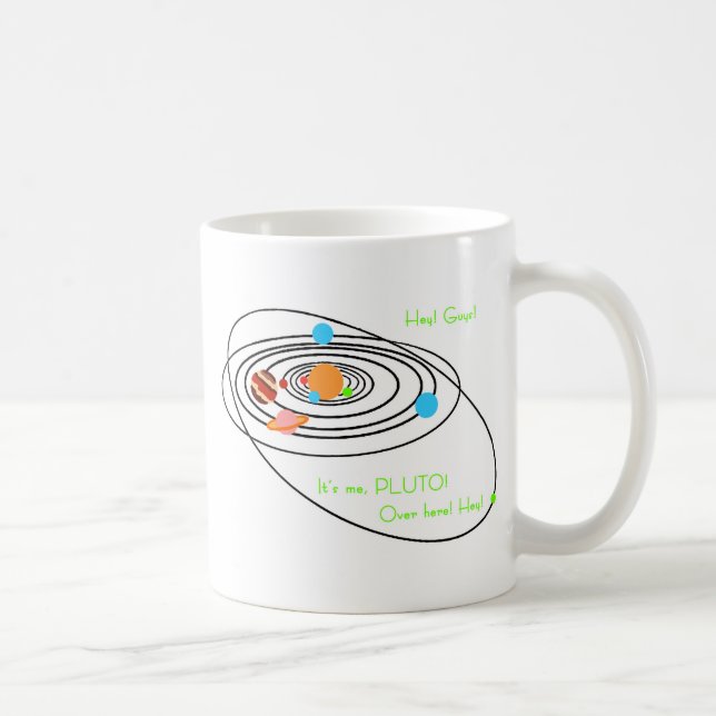 Mug Pauvres Pluton de planètes (Droite)