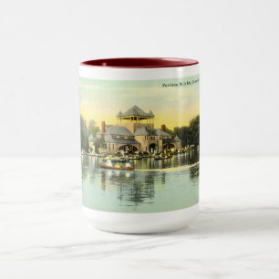 Mug Pavilion Belle Isle, Detroit Michigan 1915 Vintage