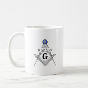 Mug Pavillon de franc-maçonnerie de l'Etat du Kansas