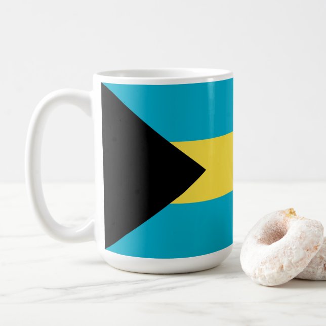 Mug pavillon des Bahamas (Avec donut)