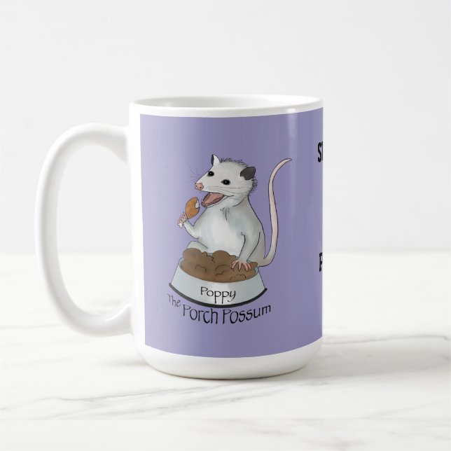 Mug Pavot Possum Porch Café Mug, Violet (Gauche)