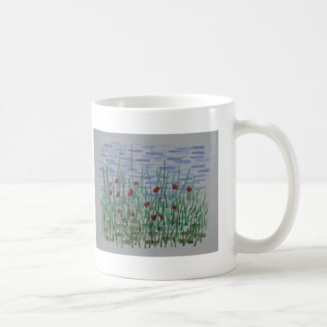 Mug Pavots et roseaux (Droite)