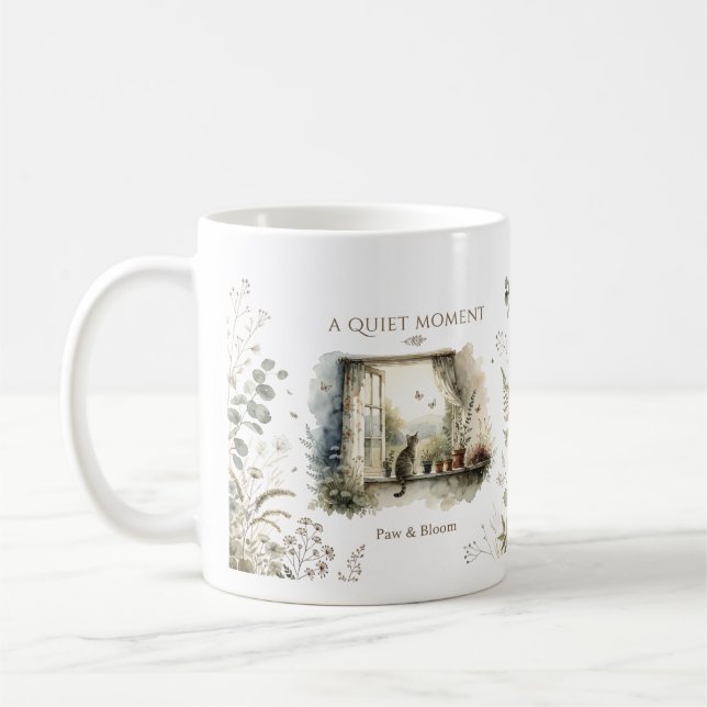 Mug Paw & Bloom Cozy Cat Café & Botanique (Gauche)