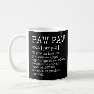 Mug Paw Pw Définition Grand-père Fête des pères Cadeau