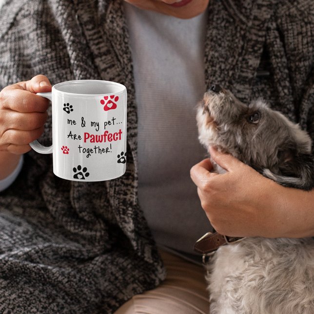 Mug 'Pawfect Together' Propriétaire d'animal de compag (Créateur téléchargé)