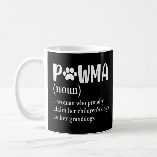Mug Pawma Définition Mama Grand-mère Tante Amoureux de (Gauche)