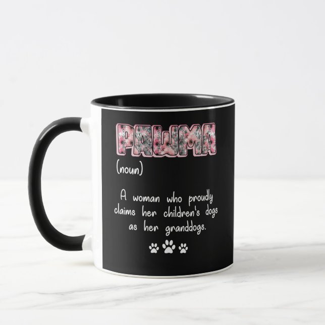 Mug Pawma Définition maman grand-mère tante amoureux d (Gauche)