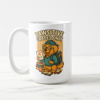 Mug Pawsitive Grades Only - Retour à l'école T-shirt c
