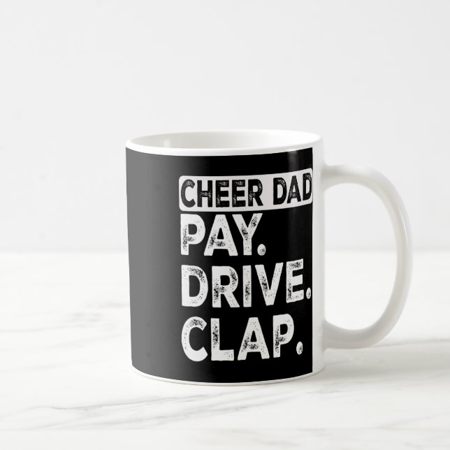 Mug Payer Conduire Applaudir Acclamer Papa Drôle Papa  (Droite)