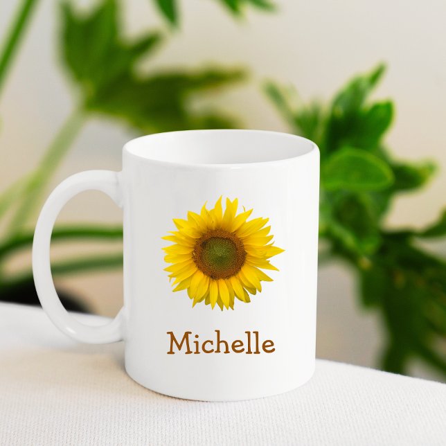 Mug Pays à fleurs de tournesol rustique (Créateur téléchargé)