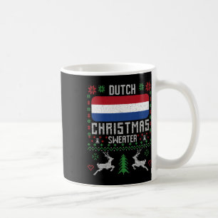 Mug Pays-Bas Drapeau néerlandais Sweat de Noël