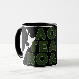 MUG PAYS D'AOTÉAROA NOUVELLE-ZÉLANDE KIWI NZ PERSONNAL