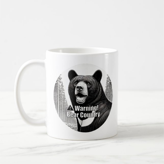 Mug Pays de l'ours Attention (Gauche)