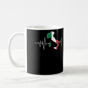 Mug Pays Drapeau Heartbeat Italie