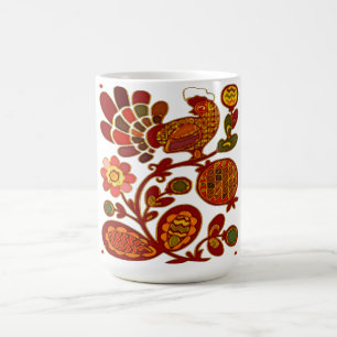 Mug Pays Hen Folk Art