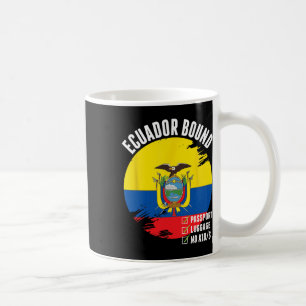 Mug Pays lié à l'Équateur Voyage Drapeau équatorien Va