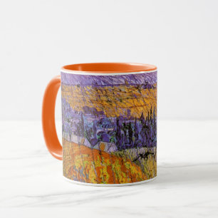 Mug Paysage à Auvers sous la pluie de Vincent van Gogh