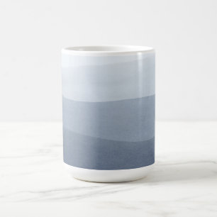 Mug Paysage Abstrait Bleu-Gris Tranquille